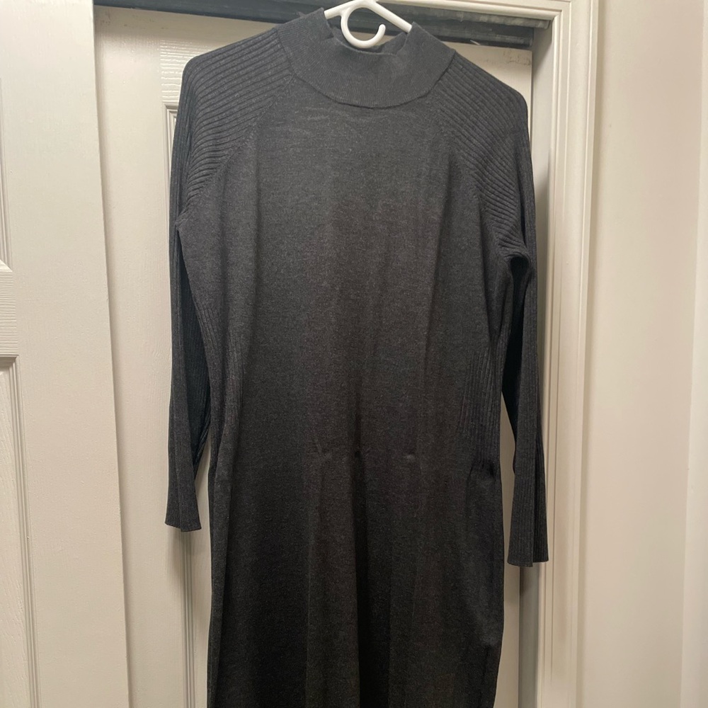Alfani Charcoal Knit Top